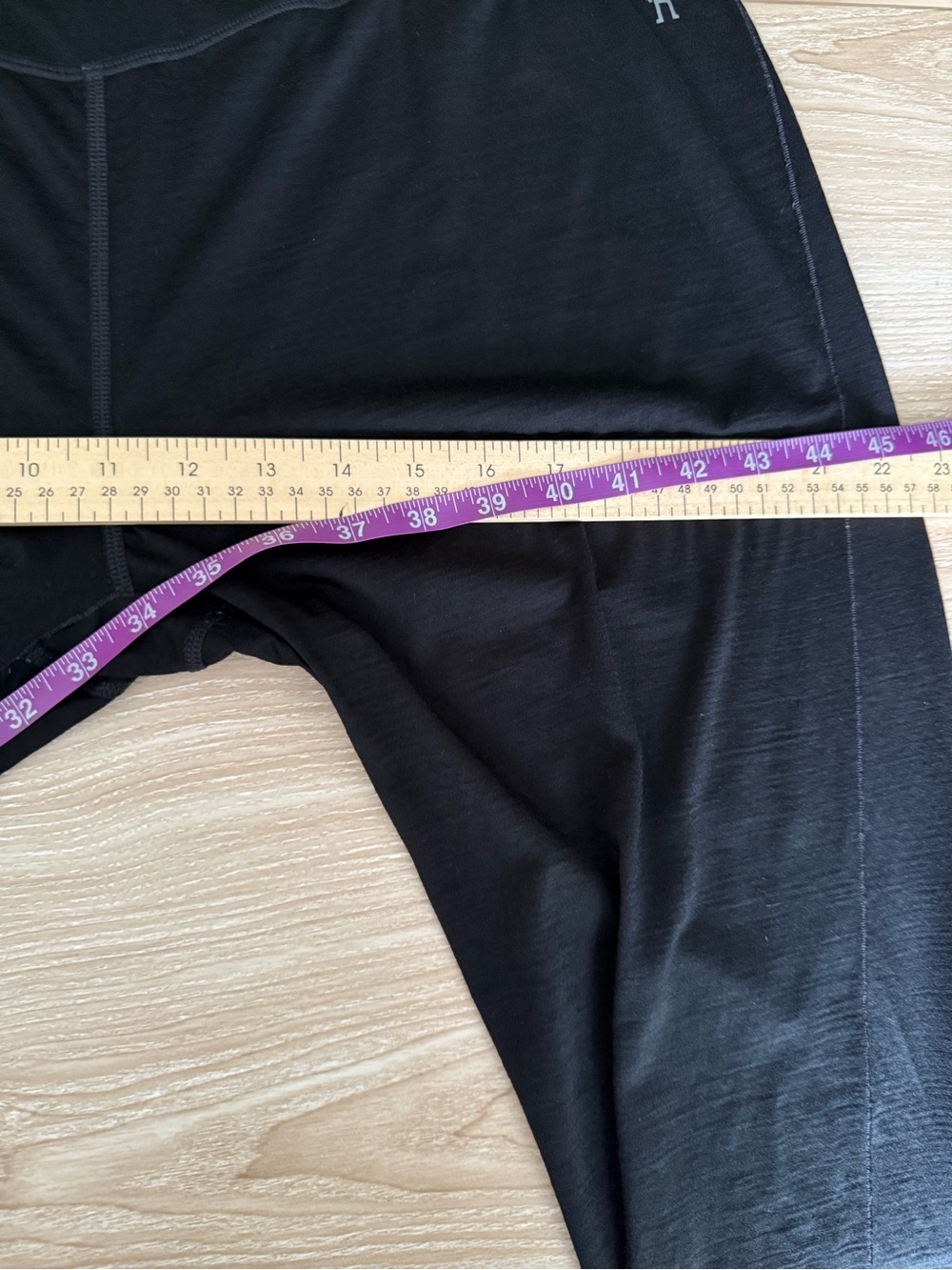 Smartwool XL 150 Merino Wool Leggings Black Outdoor Hike Travel Trail - Picture 8 of 8